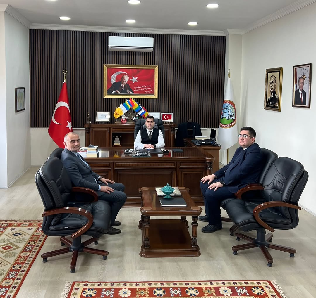 Mihalıççık Kaymakamlığından Mal Müdürü Köksal ÖÇAL'a Ziyaret