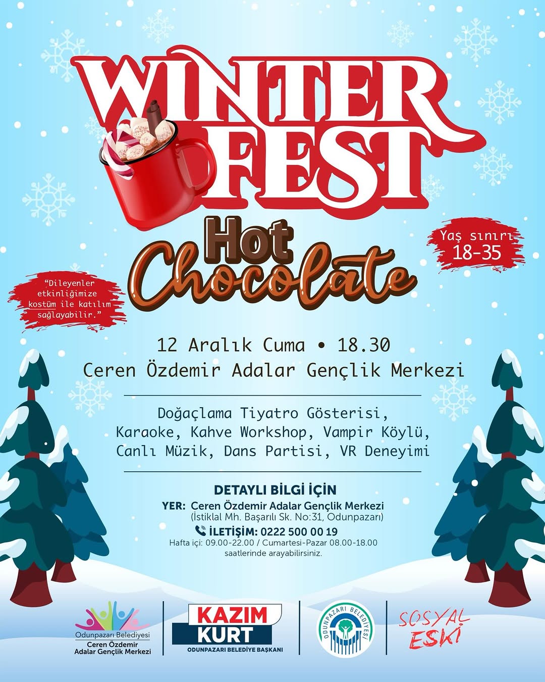 Odunpazarı Belediyesi Winter Fest Etkinliği Duyurusu
