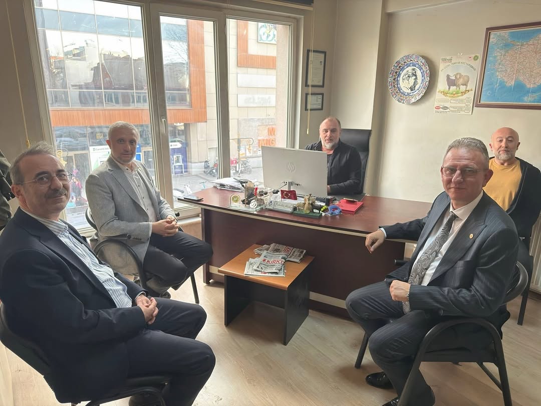 Milletvekili Adil Biçer ve İlçe Başkanı Murat Afşarünal, Bahattin Atakan'a Ziyaret Gerçekleştirdi