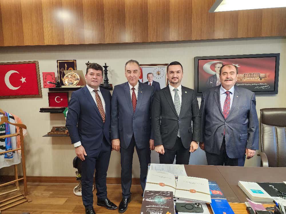 Burdur Ticaret ve Sanayi Odası Yöneticileri Ankara'da AK Parti Milletvekili Mustafa Oğuz ile Görüştü