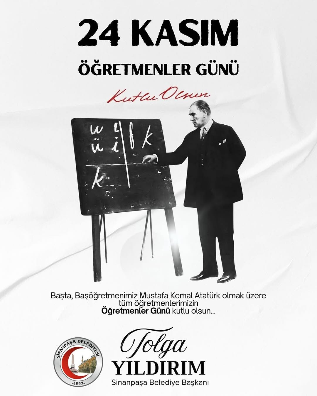 Öğretmenler Günü Kutlaması - Sinanpaşa Belediyesi