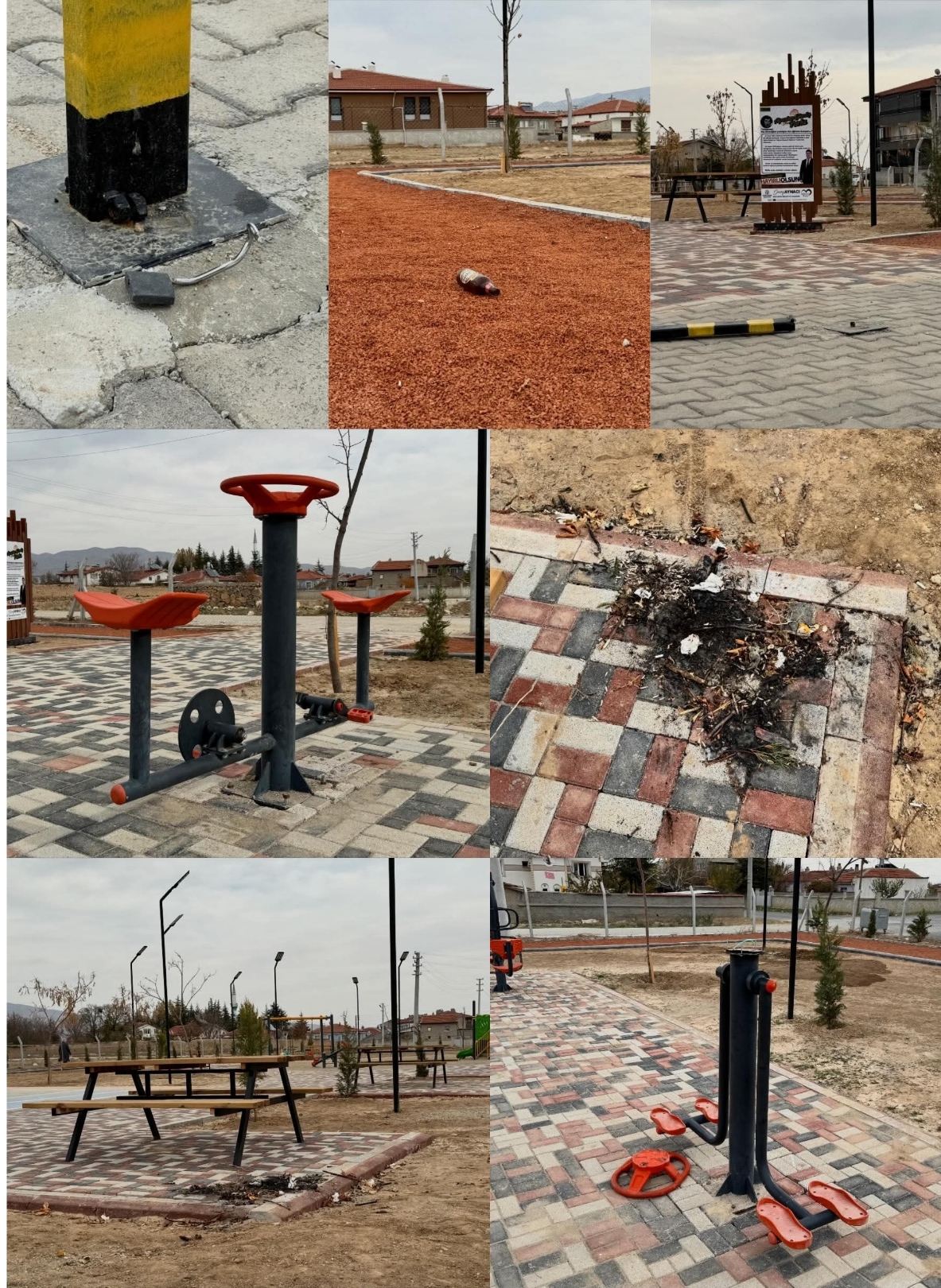 Bolvadin Belediyesi Alpaslan Gümüş Parkı'ndaki Vandallık Olayına Karşı Tedbir Alıyor