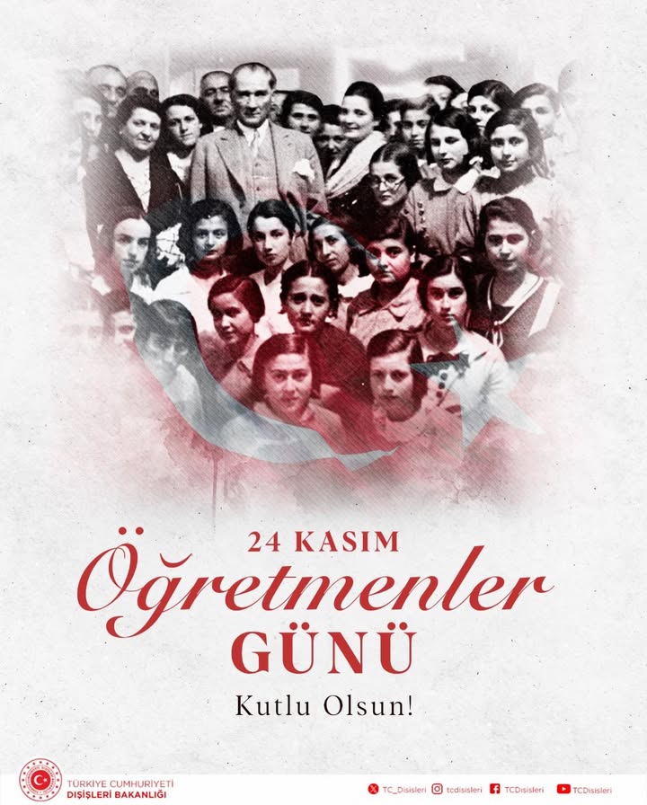 24 Kasım Öğretmenler Günü Kutlaması