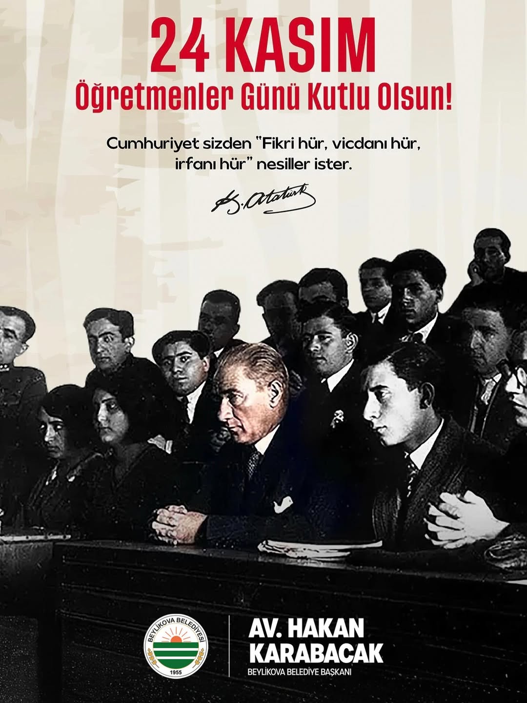 24 Kasım Öğretmenler Günü Kutlaması