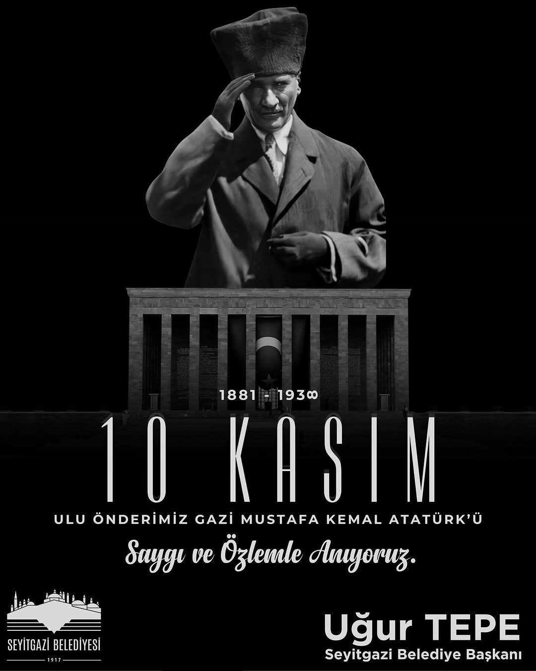 Seyitgazi Belediyesi'nden Özel Mesaj: 'Kalbimizde, Fikirlerimizde ve Her Nefeste...'