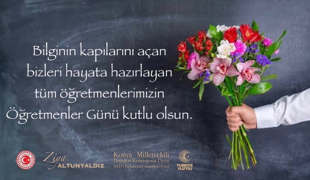 Gelecek Nesilleri Hazırlayan Öğretmenlerimizi Tebrik Ediyorum