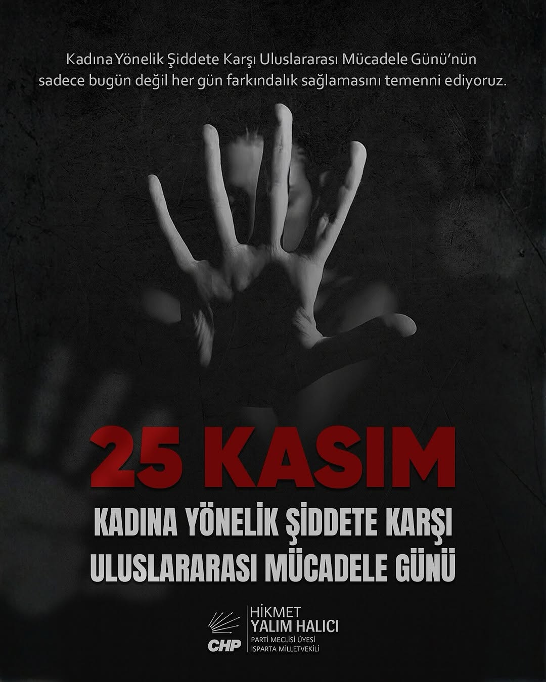 Isparta Milletvekili Yalım Halıcı'dan Kadına Yönelik Şiddetle İlgili Açıklama