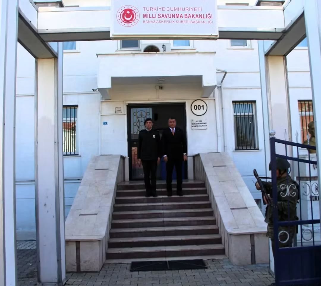 Banaz Kaymakamlığı'ndan Askerlik Şubesi Başkanına İade-i Ziyaret