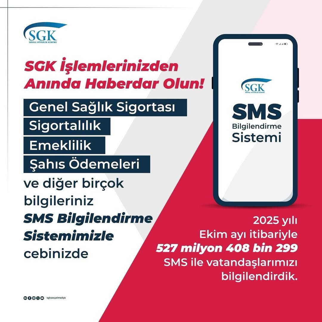SGK SMS Bilgilendirme Sistemi İle Anında Haberdar Olma Fırsatı!