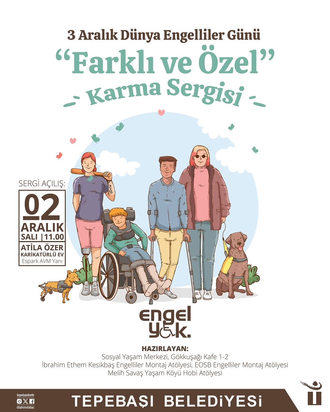 Merkezlerimizdeki Özel Bireylerin Eserleri Karma Sergisi'nde!
