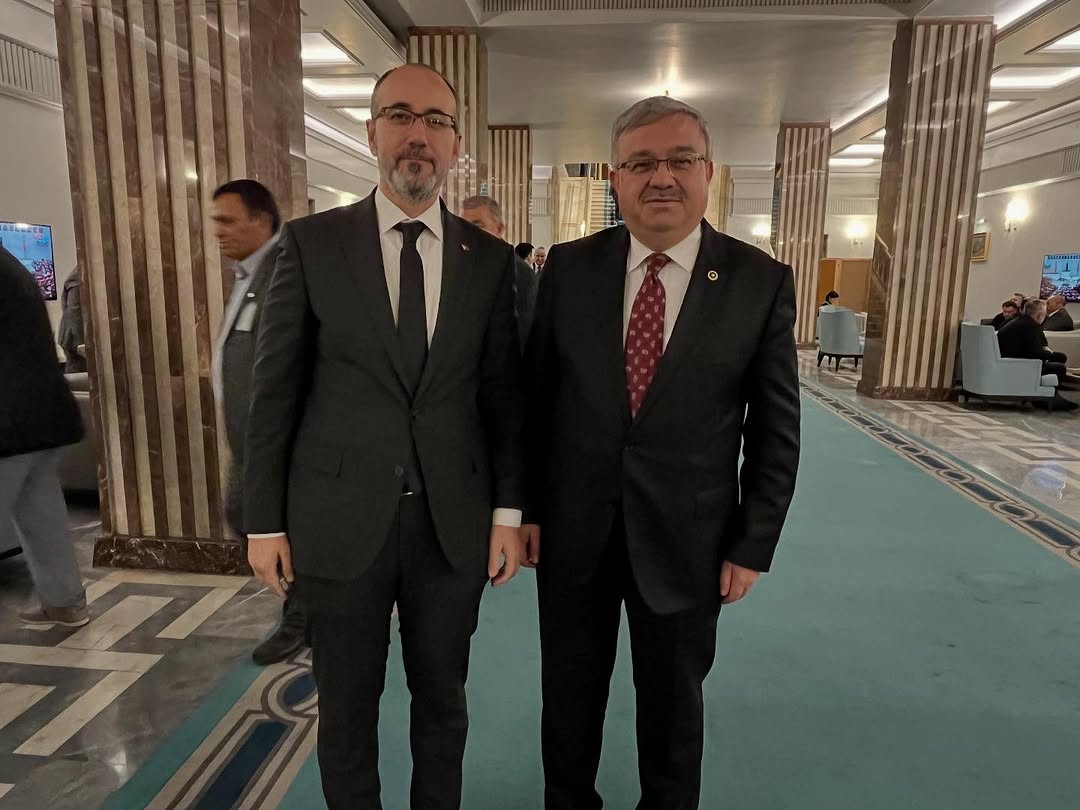 TBMM Başkanlık Divanı Katip Üyesi İbrahim Yurdunuseven'in Afyonkarahisar İl Sağlık Müdürü Hakkı Öztürk ile Gerçekleştirdiği Ziyaret