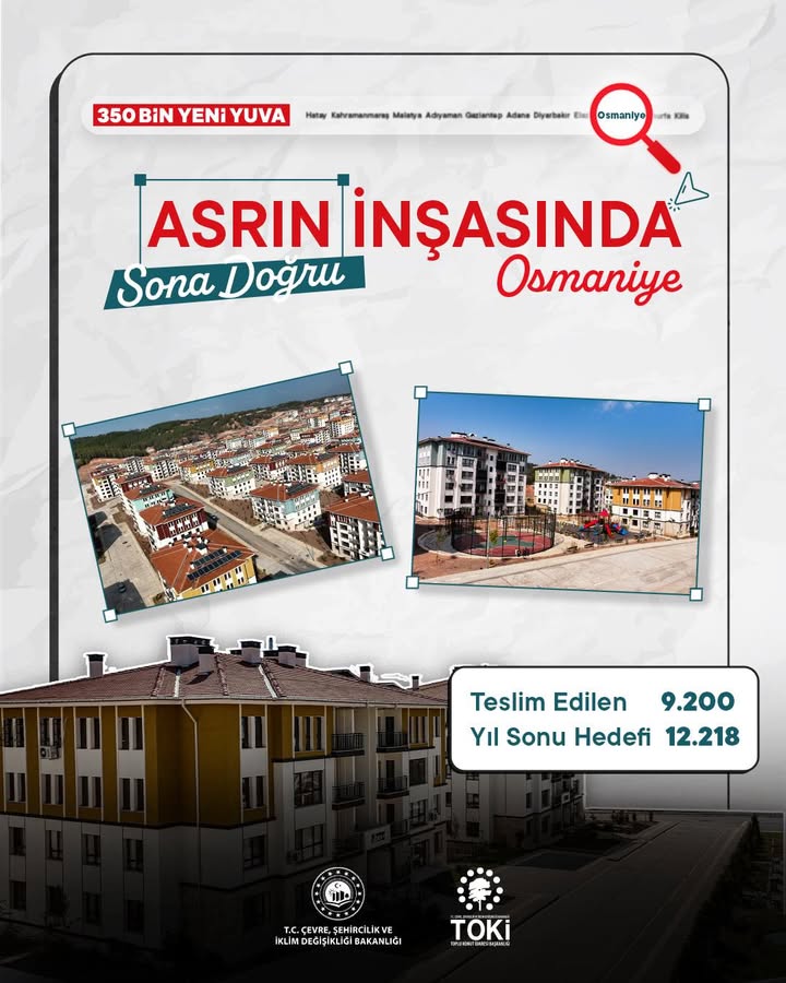 T.C. Çevre, Şehircilik ve İklim Değişikliği Bakanlığı'ndan Konut ve İş Yeri Teslimatı Açıklaması