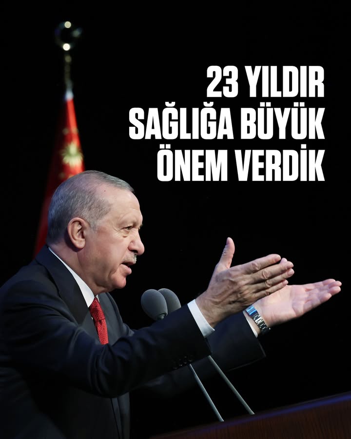 T.C. Cumhurbaşkanlığı: İnsan Merkezli Siyaset Anlayışıyla Sağlık Alanında Önem Veriyoruz