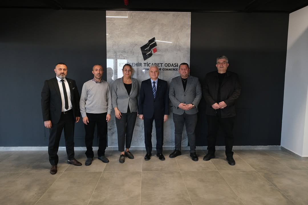 Hacı Bektaş Veli Derneği Başkan Adayı Yusuf Edemen, Eskişehir Ticaret Odası Başkanı Metin Güler'i Ziyaret Etti