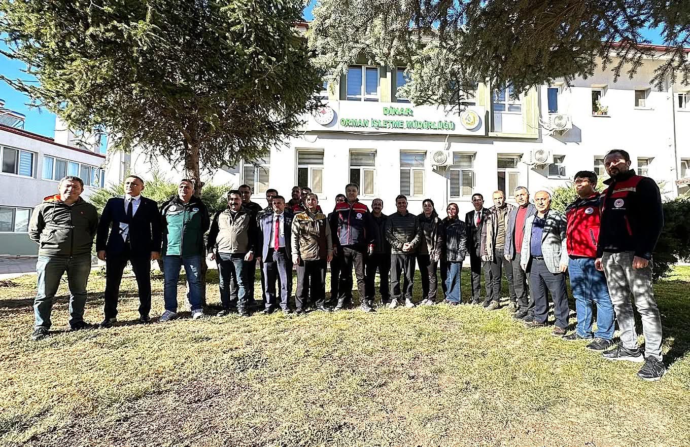 Kurumlar Arası İş Birliği Toplantısı Sandıklı Orman İşletme Müdürlüğü'nde Yapıldı