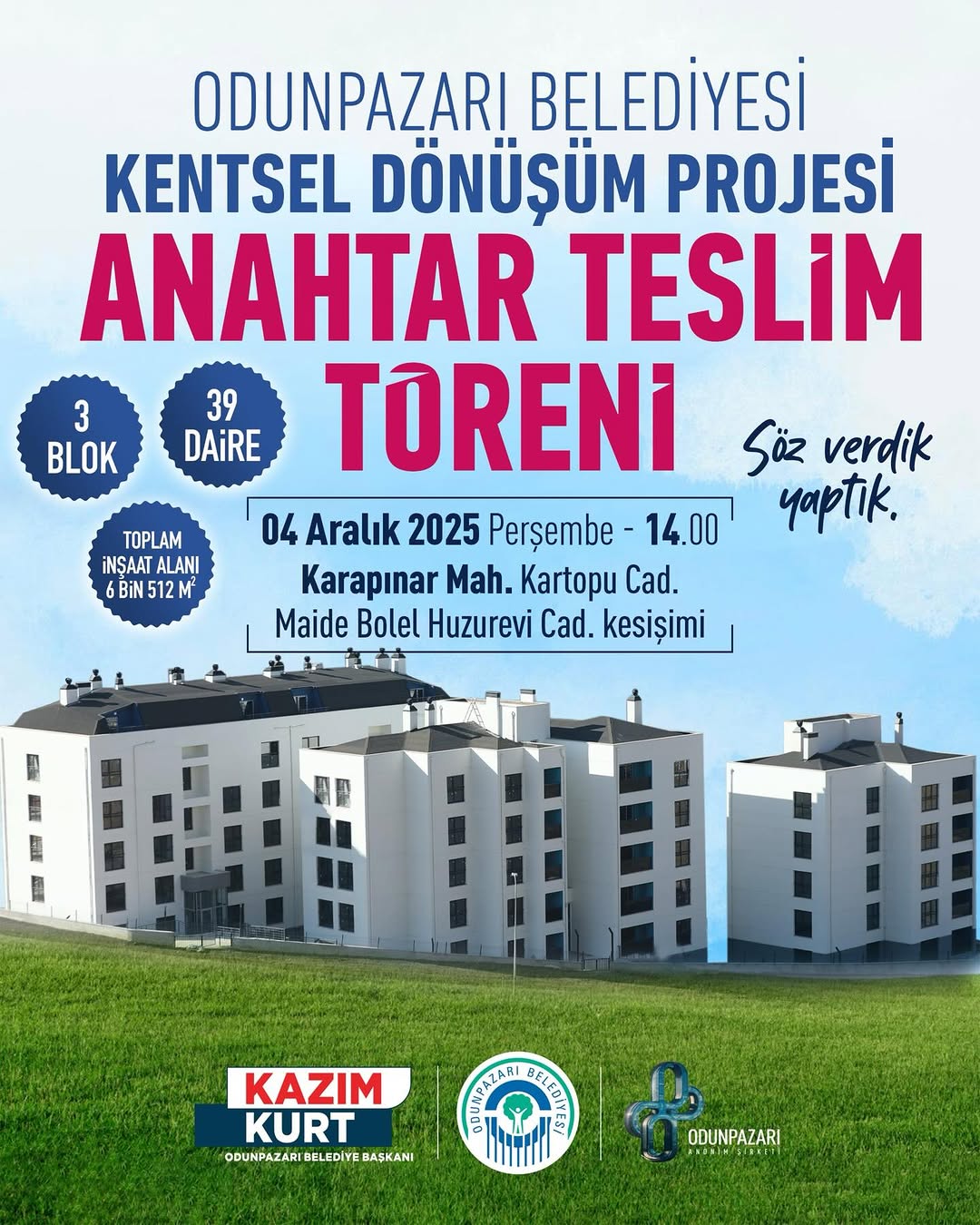 Odunpazarı Belediyesi'nden Karapınar'da Yeni Bir Dönem Başlıyor!