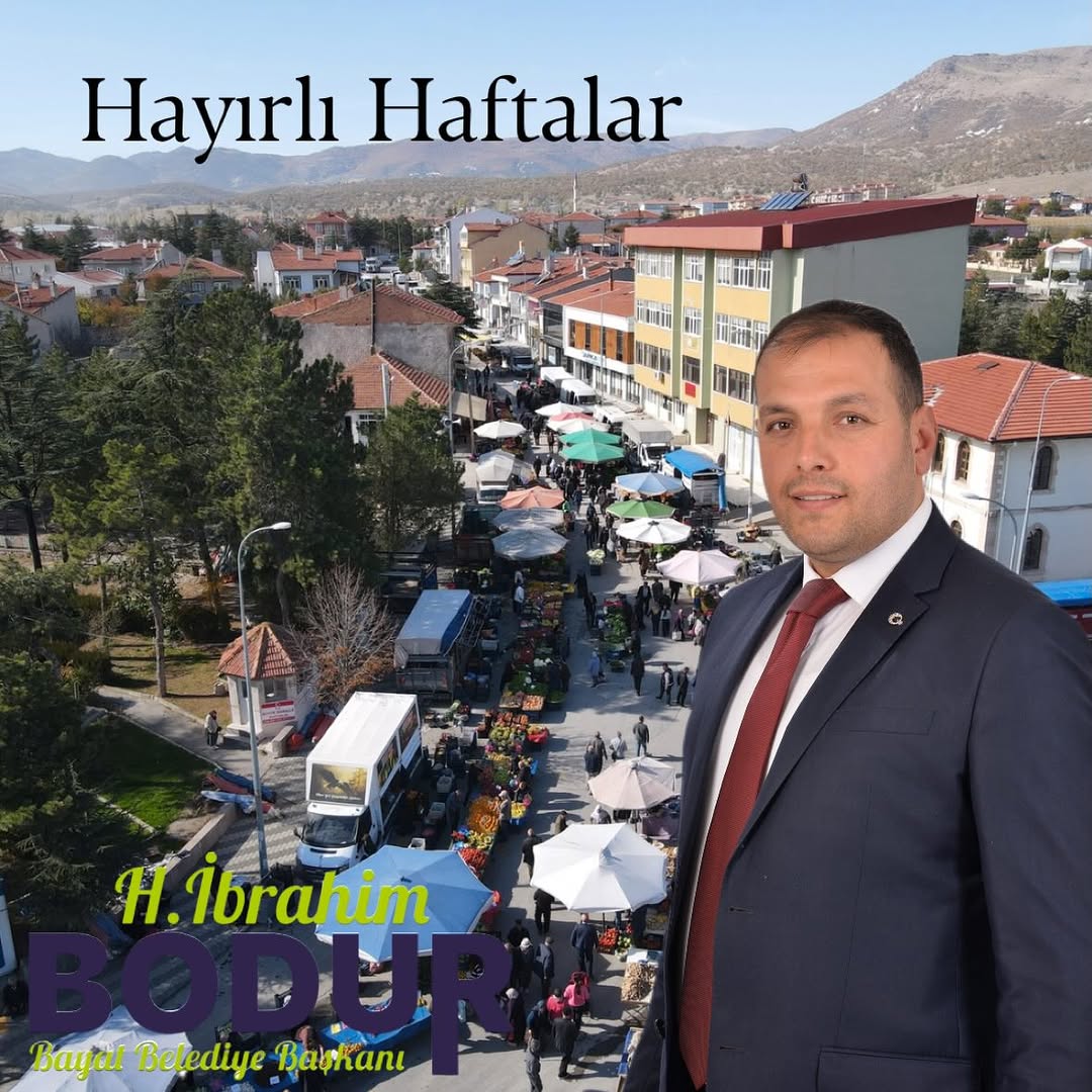 Bayat Belediyesi'nden Hafta Dileği