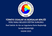 Yerli Malı Belgesi Uygulama Esasları Eğitimi Gerçekleştirildi