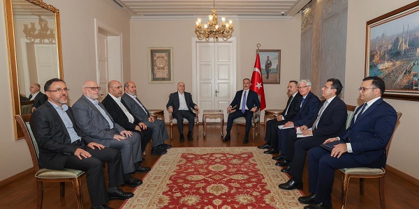 Bakan Hakan Fidan, Hamas Heyeti ile Görüştü