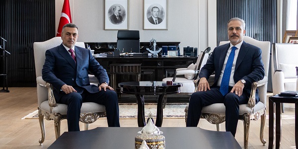 Bakan Hakan Fidan, Basra Valisi Esad Eydani'yi Kabul Etti