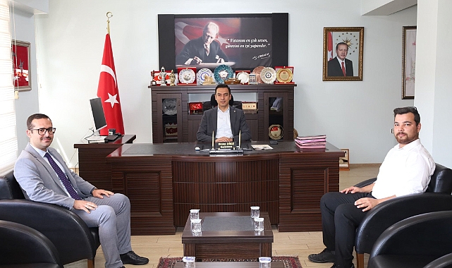 KOSGEB İl Müdürü ve KOBİ Uzmanı, Kaymakam'ı Ziyaret Etti
