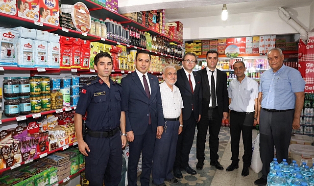 Kaymakam Hasan Uğuz, Kalp Rahatsızlığı Geçiren Esnafa Geçmiş Olsun Ziyareti Gerçekleştirdi