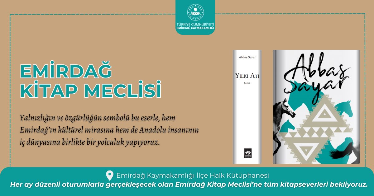 Emirdağ'da Kitap Tutkunları Bir Araya Geldi