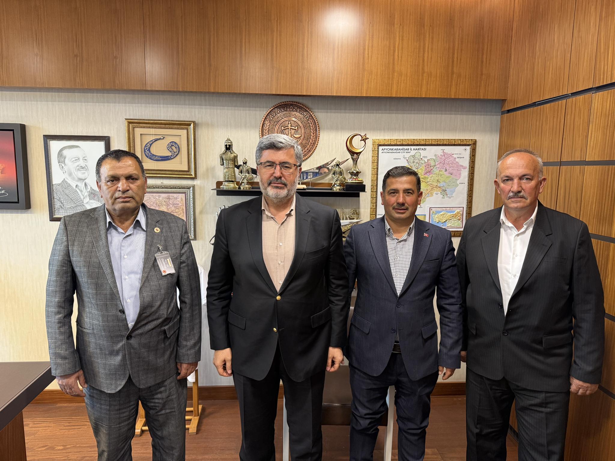 AK Parti Afyonkarahisar Milletvekili Özkaya, Kızılören Heyetini Ağırladı