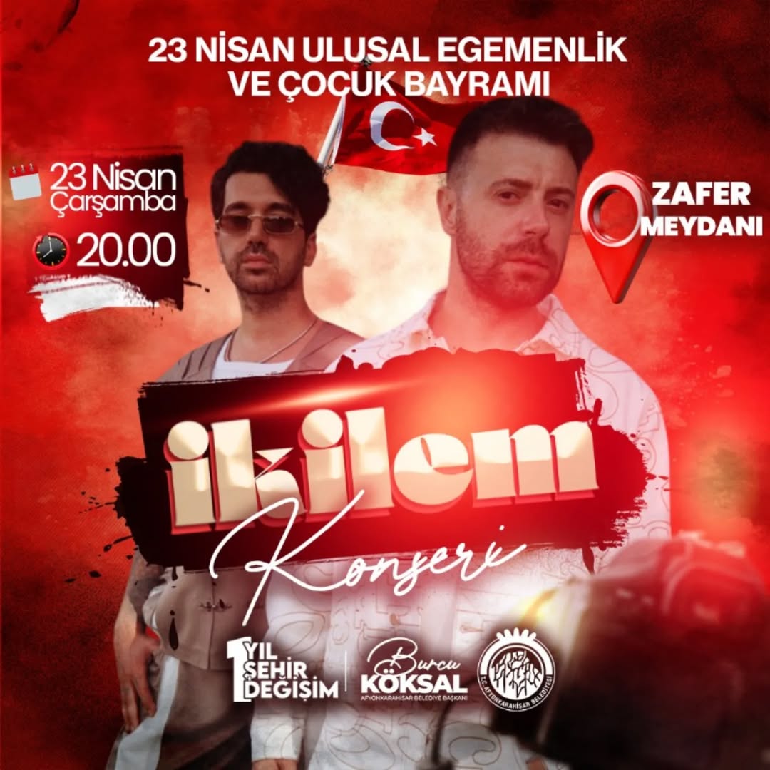 Afyonkarahisar'da 23 Nisan Coşkusu Zafer Meydanı’nda