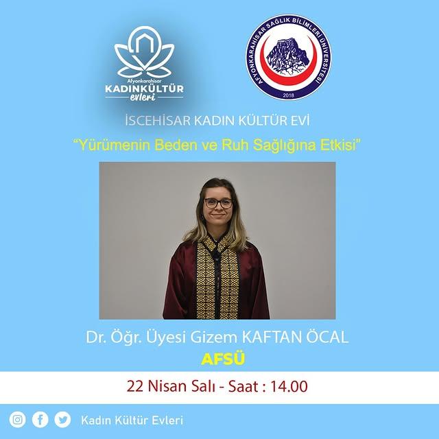 Yürüyüşün Bedensel ve Zihinsel Sağlığa Faydaları Afyonkarahisar'da Değerlendirildi