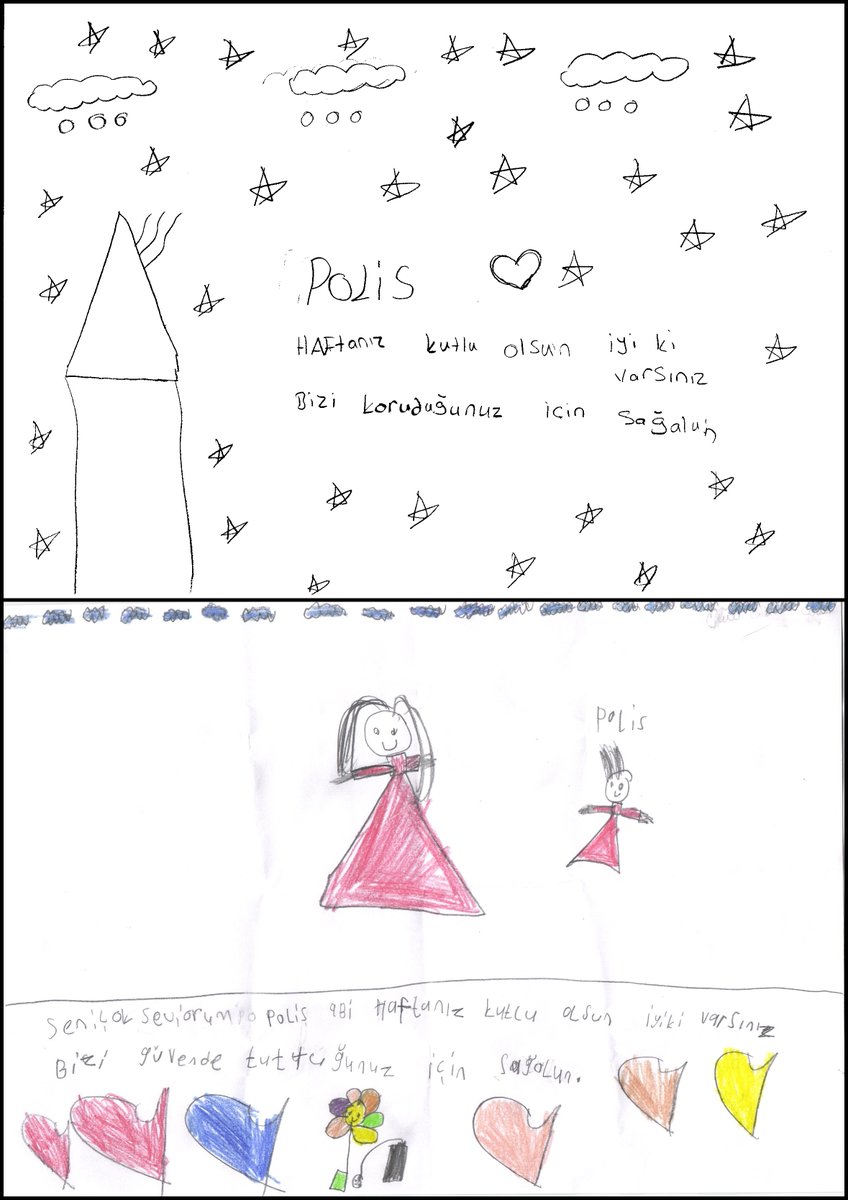 Afyonkarahisar Emniyet Müdürlüğü'ne Minik Kalplerden Polis Haftası Coşkusu