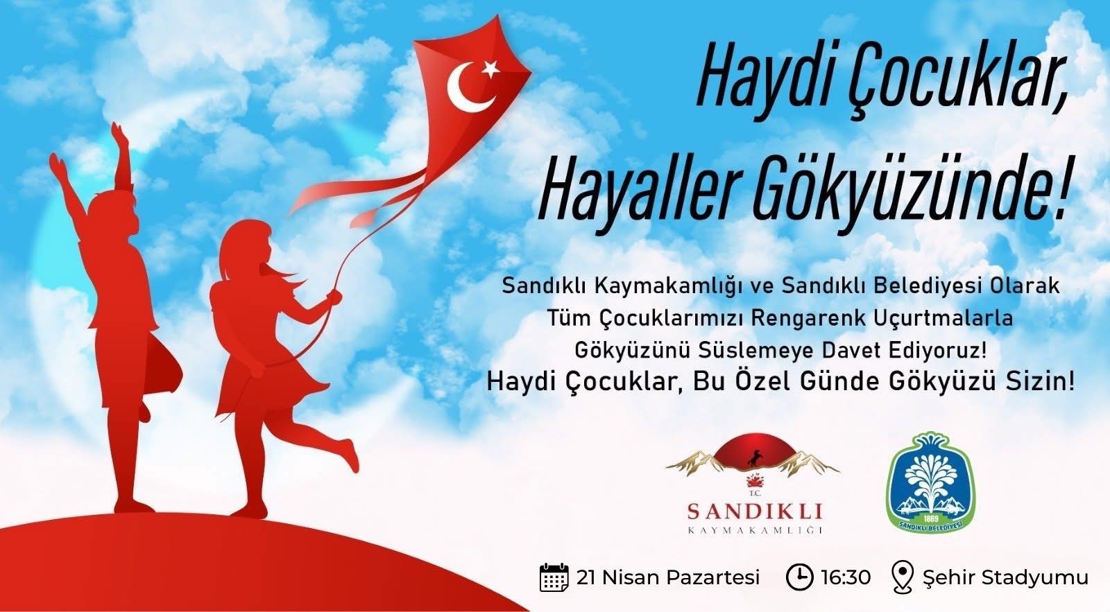 Sandıklı'da Gökyüzü Uçurtmalarla Renklenecek