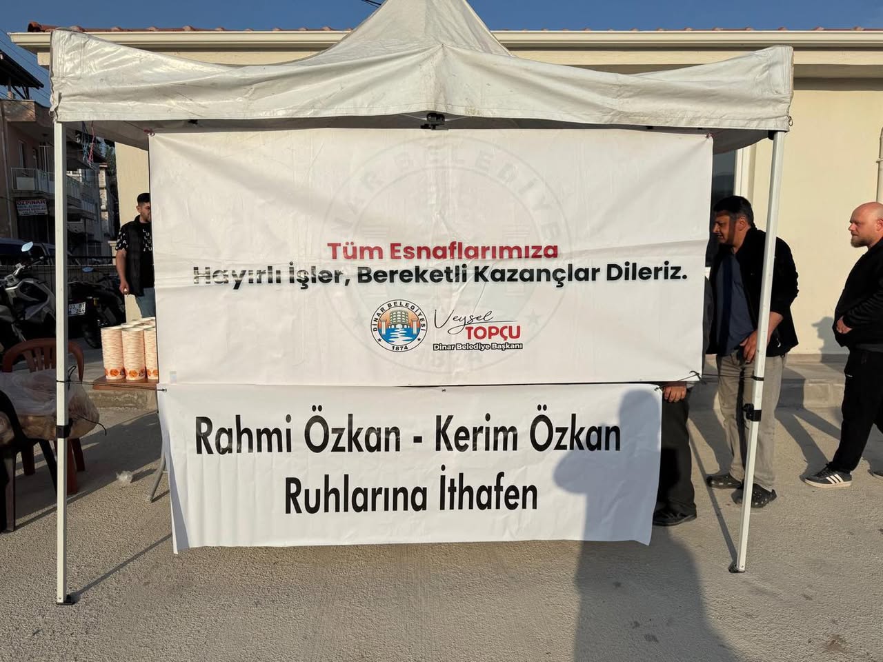 Dinar'da Pazar Esnafına Sıcak Çorba İkramı Devam Ediyor