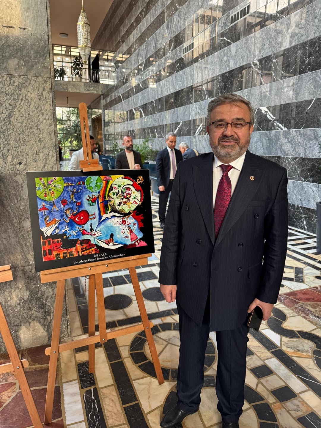 Afyonkarahisar'dan TBMM'ye Resim Sanatıyla İlgi Çekici Eser