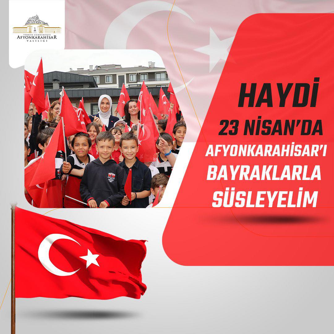 Afyonkarahisar'da 23 Nisan Coşkusu Başlıyor