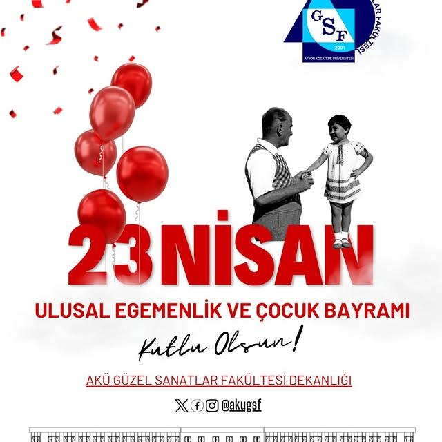 Afyon Kocatepe Üniversitesi'nde 23 Nisan Coşkusu
