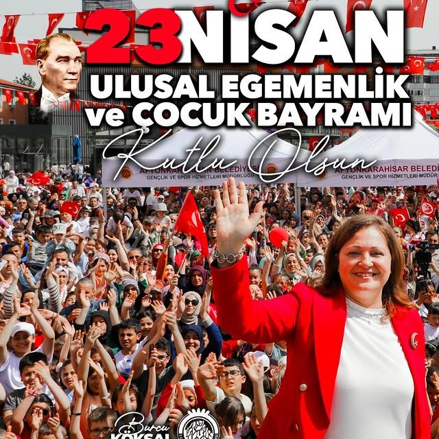 Afyonkarahisar'da 23 Nisan Coşkusu