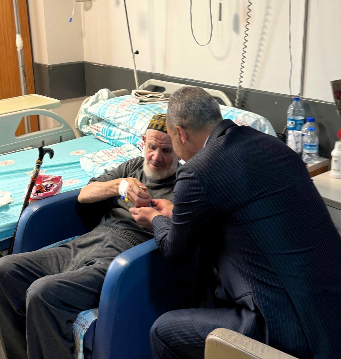 Afyon'da 'Trafikçi Dede'ye Polis Ziyareti