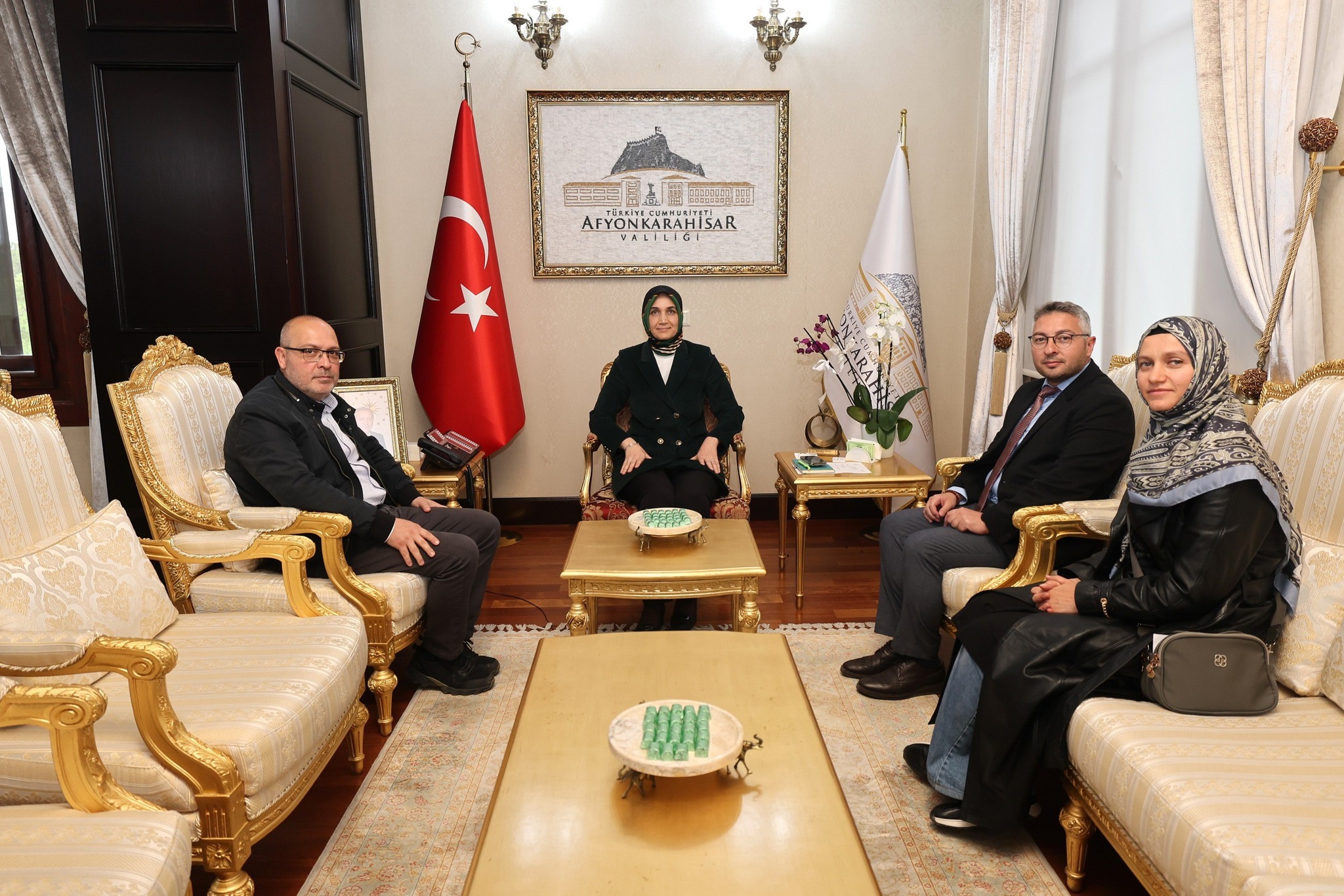 Afyonkarahisar Valisi, Türk Mühendisler Derneği'ni Ağırladı