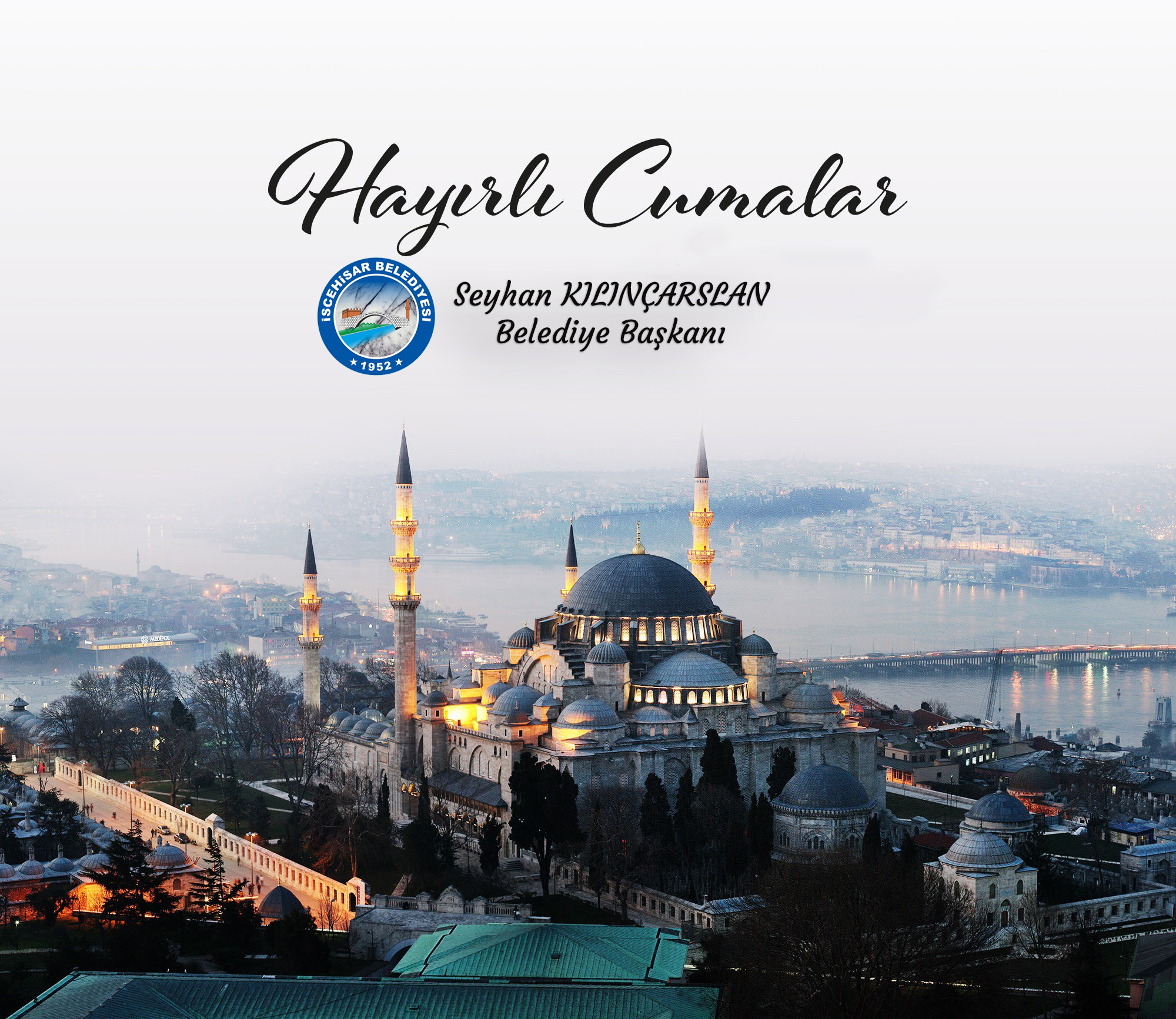 İscehisar'da Cuma Coşkusu: Belediye Başkanından Hayırlı Cumalar Mesajı