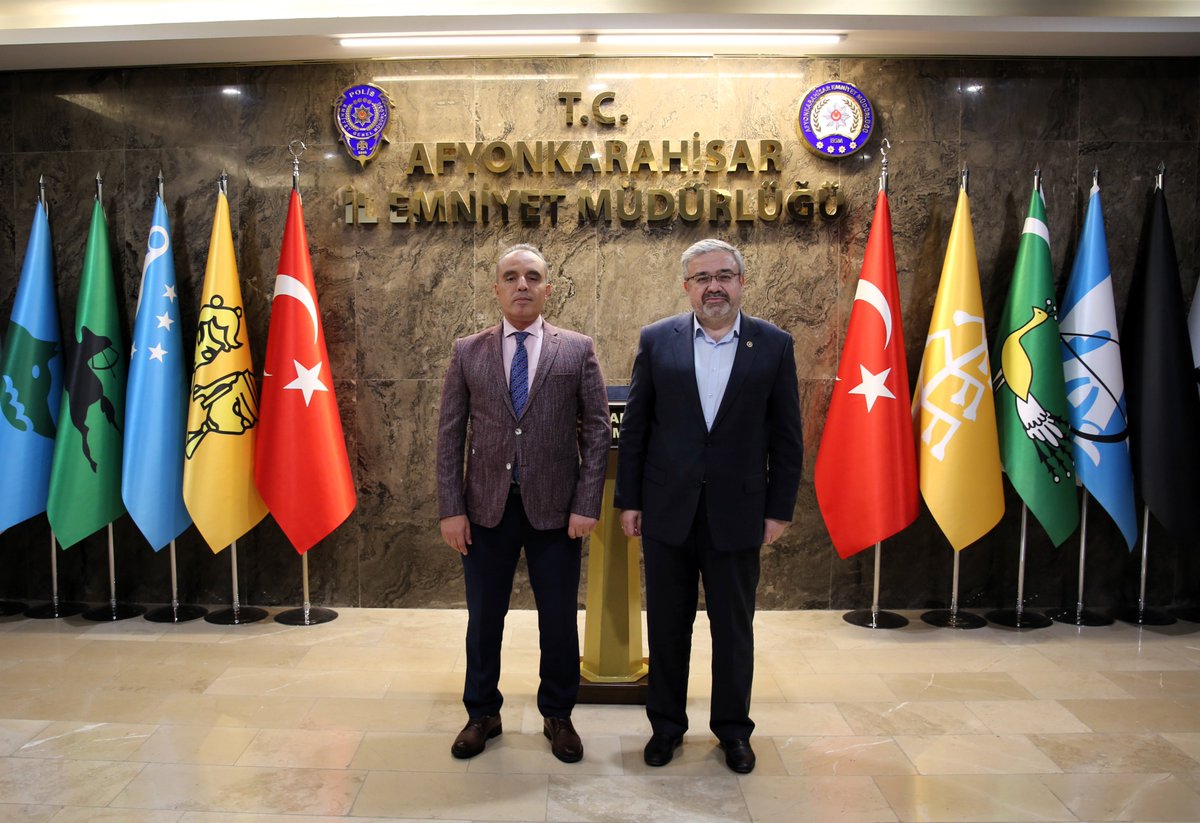 Afyonkarahisar'da Emniyet Müdürü'ne Ziyaret