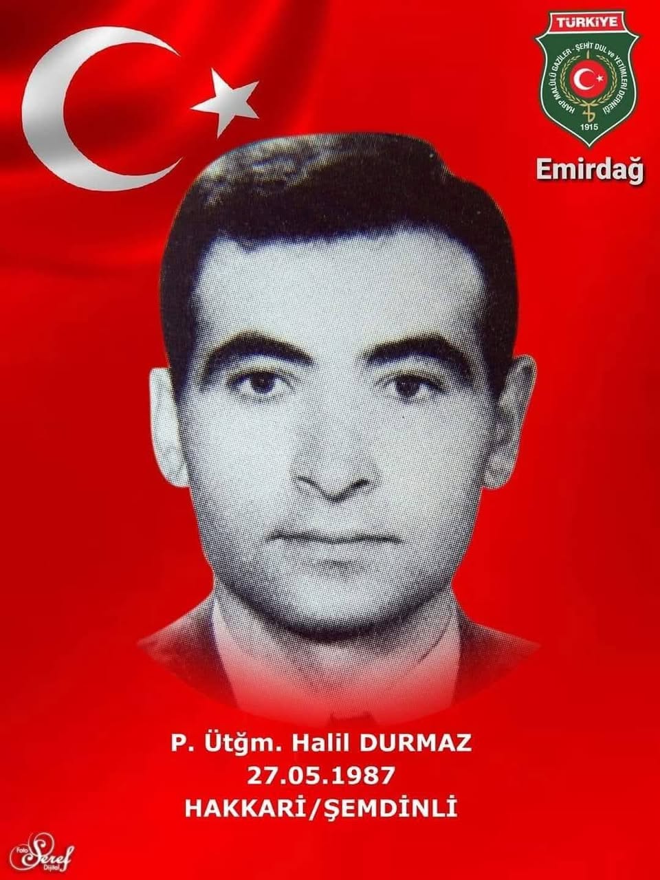 Emirdağ'ın Kahramanı Halil Durmaz Şehadetinin 38. Yıl Dönümünde Anıldı