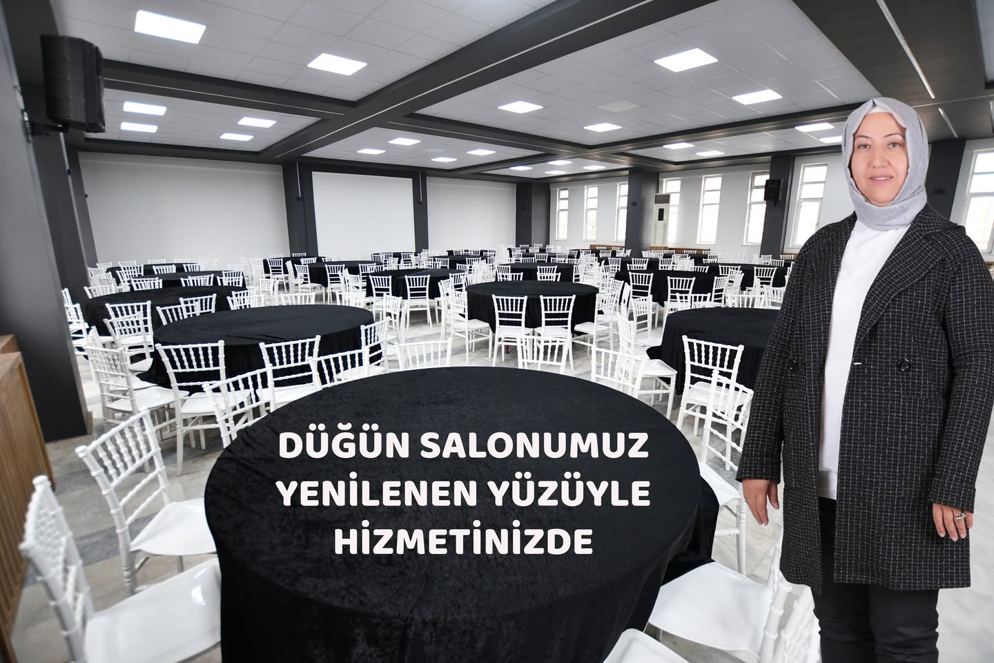İscehisar Belediyesi Düğün Salonu Yenilendi