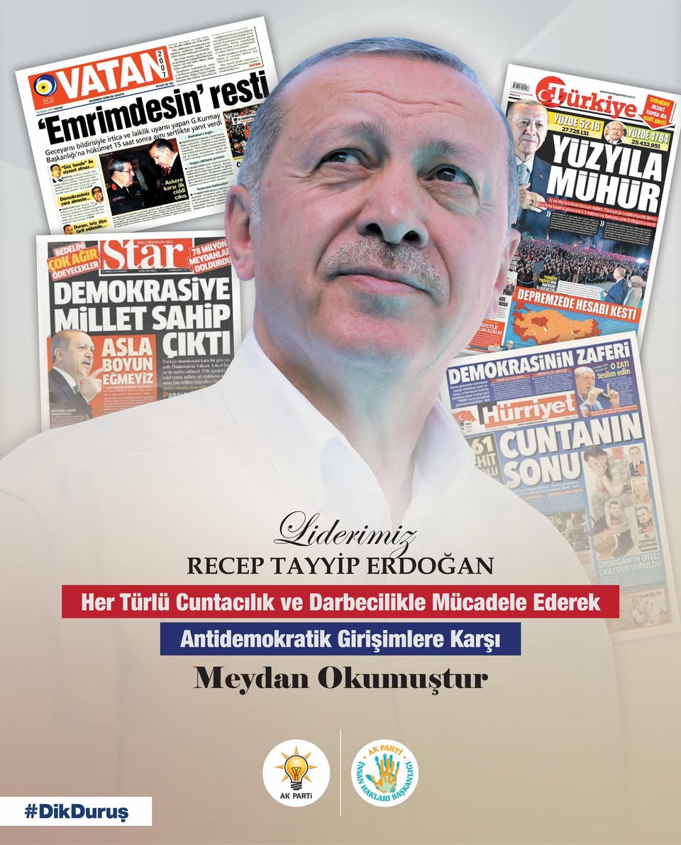 27 Nisan E-Muhtırası'na Karşı Kararlılık Vurgusu