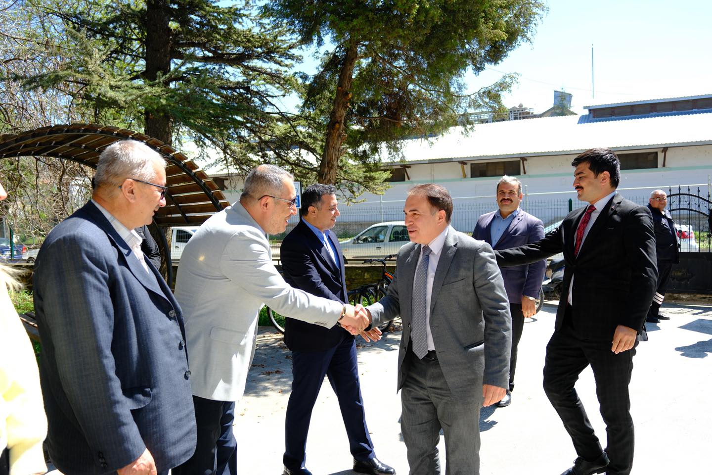 Dinar'da Yeni Yüksekokul Müdürü'ne Ziyaret