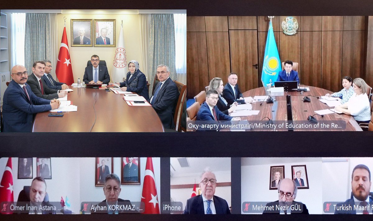 Türkiye ve Kazakistan Eğitim İşbirliğini Güçlendirdi: Ortak Çalışma Grubu Toplantısı Düzenlendi