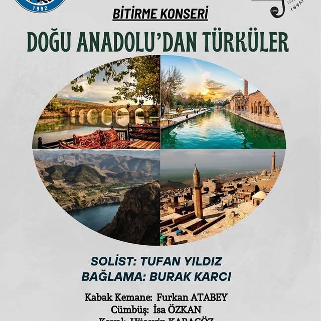 Doğu Anadolu Türküleri Afyon Kocatepe Üniversitesi'nde Seslendirildi