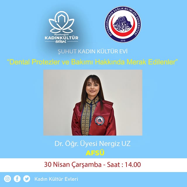 AFSÜ Kadın Kültür Evleri'nde Dental Protez ve Ağız Bakımı Semineri