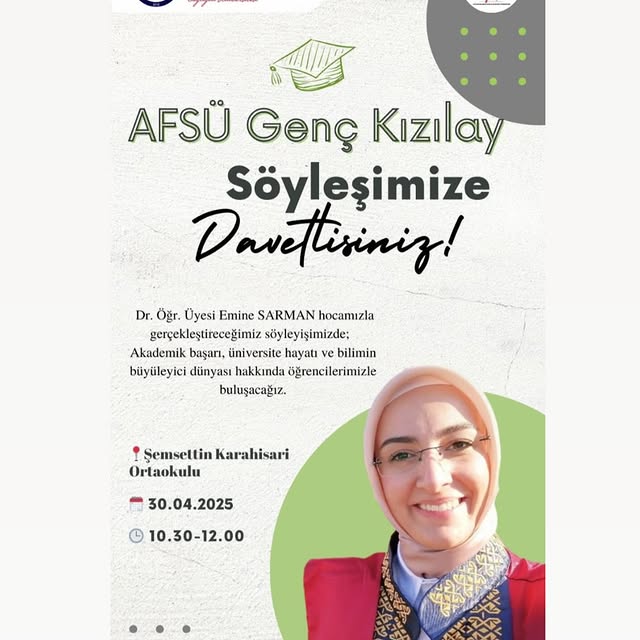 AFSÜ Genç Kızılay Söyleşisi: Sağlık Bilimleri Alanında Kariyer Hedefleri ve Gelecek Vizyonları