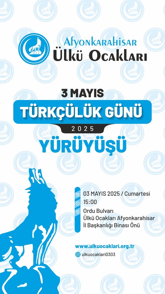 3 Mayıs Türkçüler Günü: Afyonkarahisar'da Coşkulu Kutlamalar